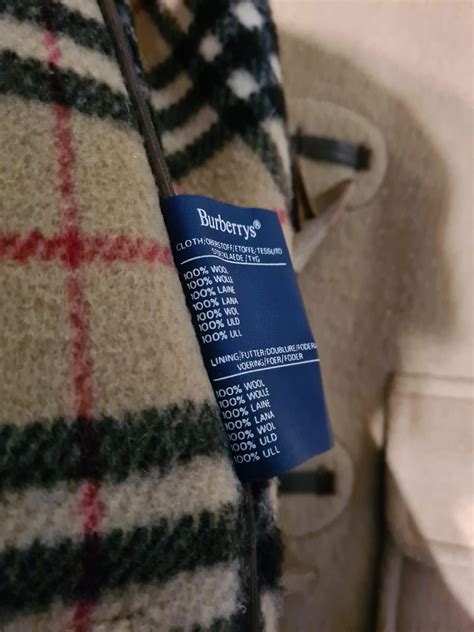 burberry mantil fake